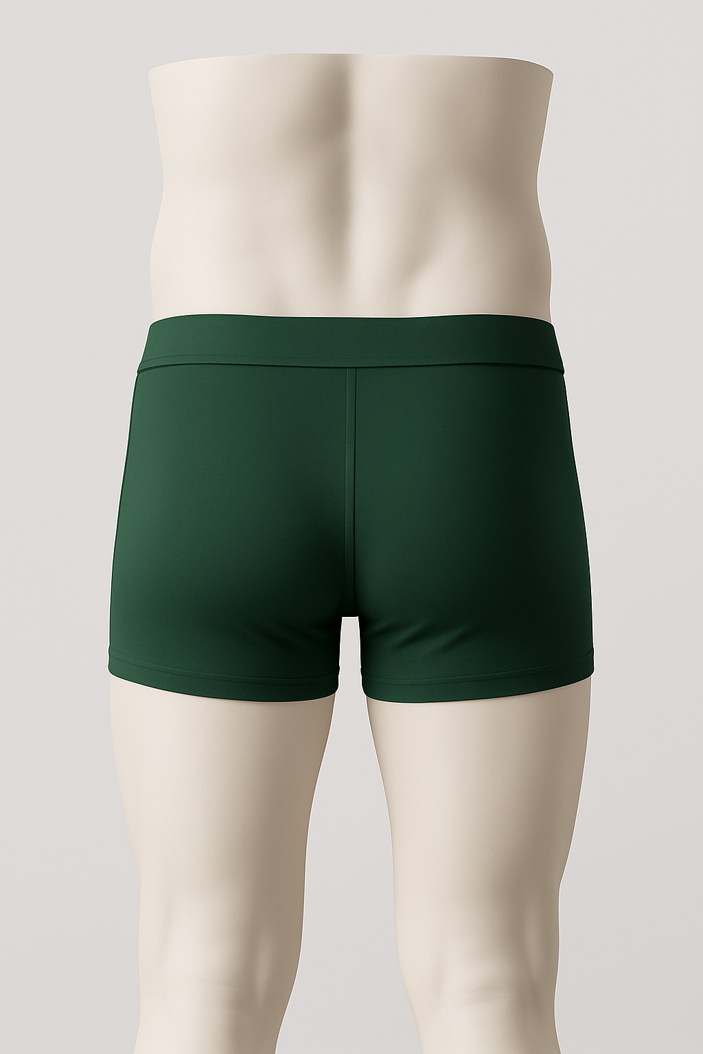 Thryvall Men’s Boxer – Forest Green (with Dark Green Waistband) - Image 2