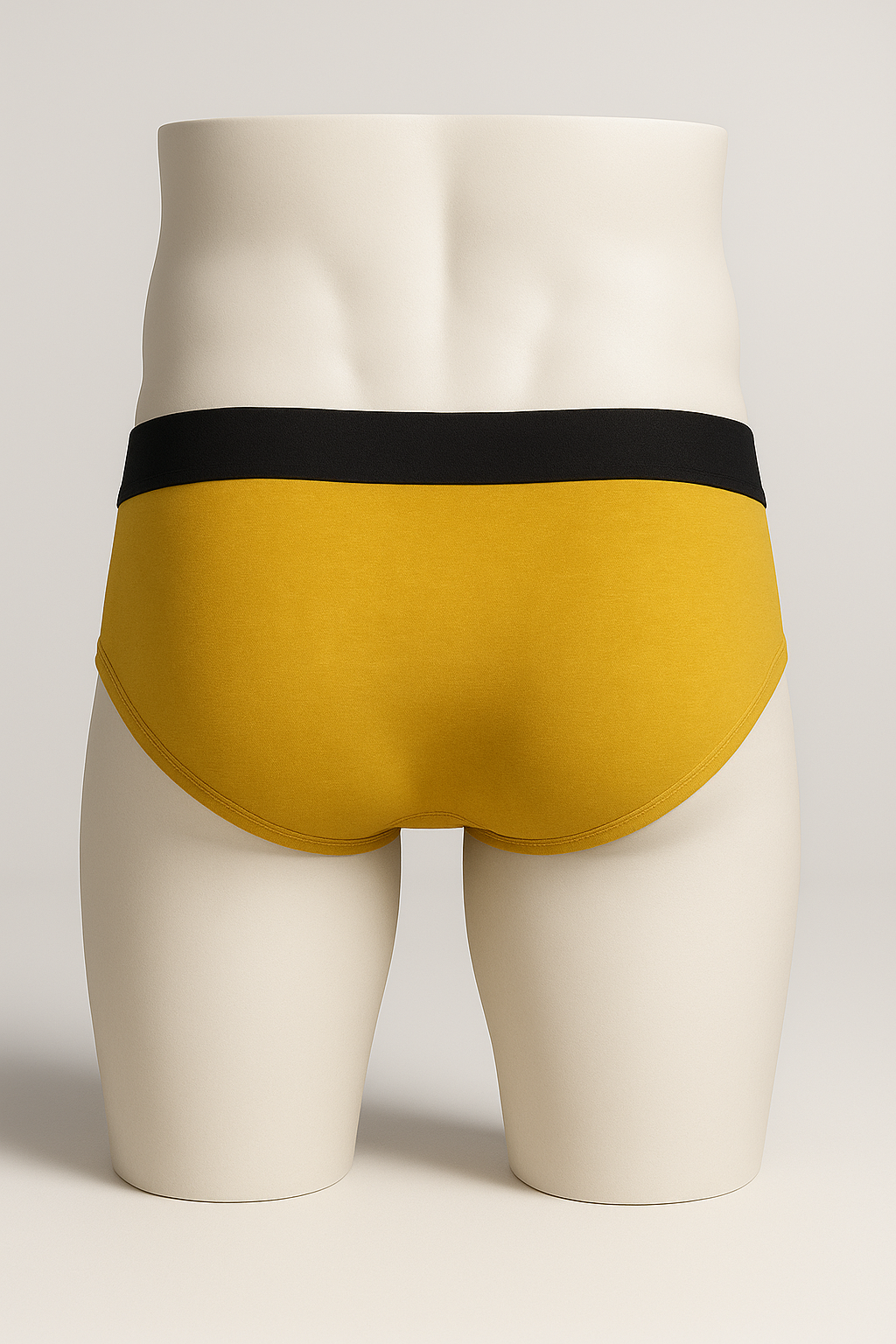 Thryvall Men’s Brief – Mustard Yellow (with Black Waistband) - Image 2